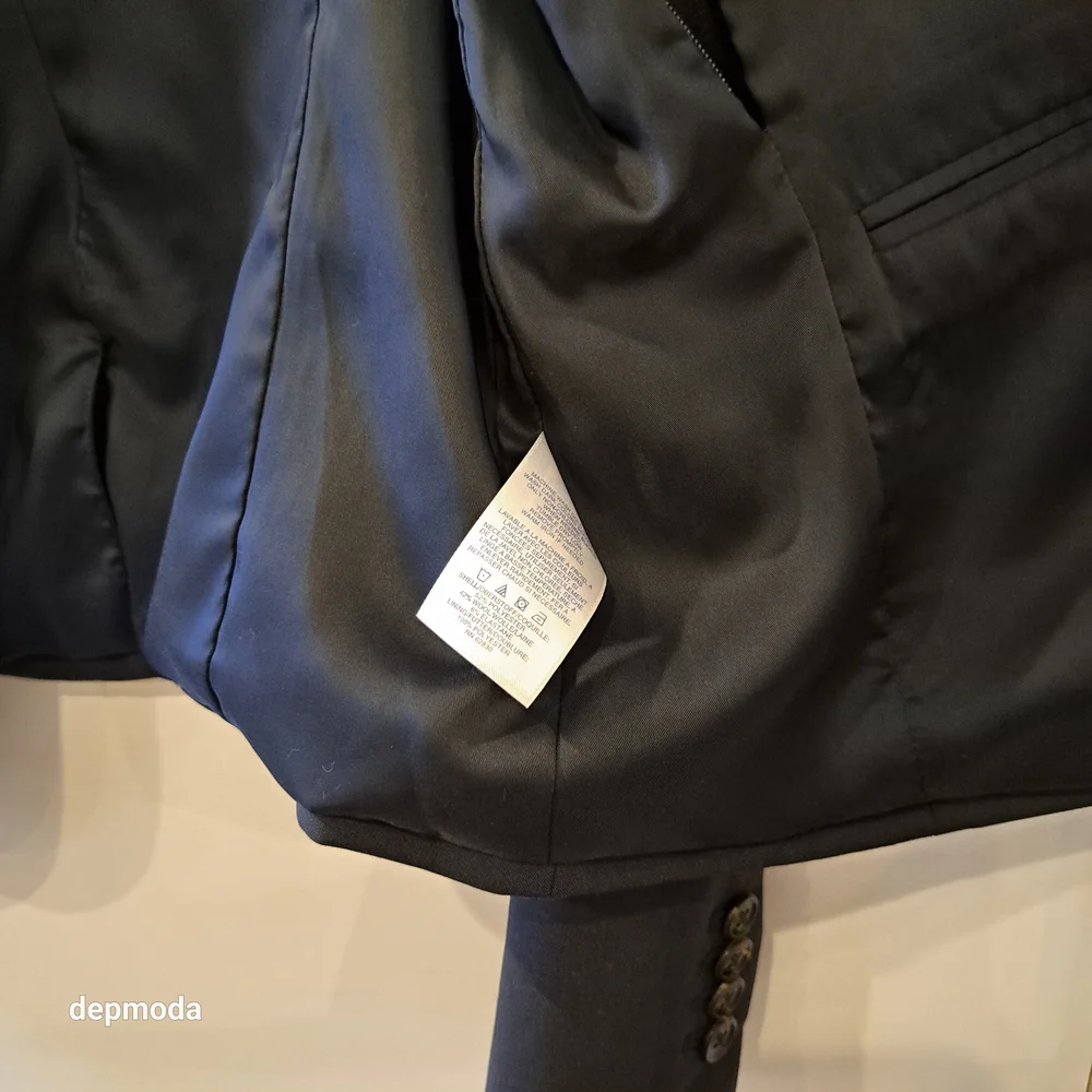 Lands' End womens Blazer coat color Navy blue Size 6